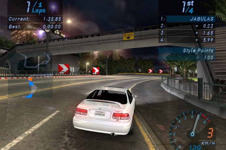 need for speed underground 2003 mapa corrida 2