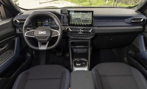 dacia duster 2024 interior quadro de instrumentos digital painel