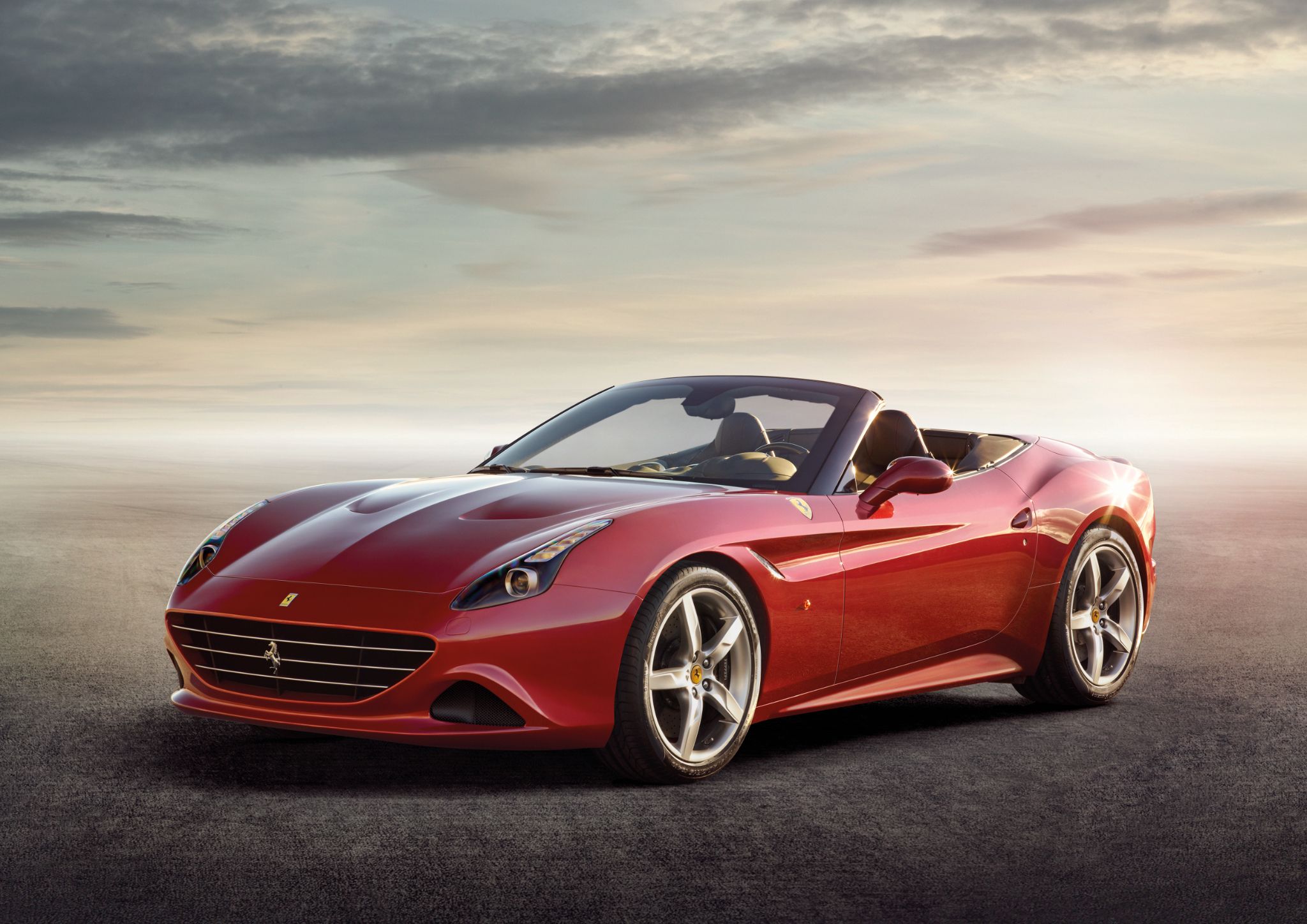 ferrari california t vermelho frente