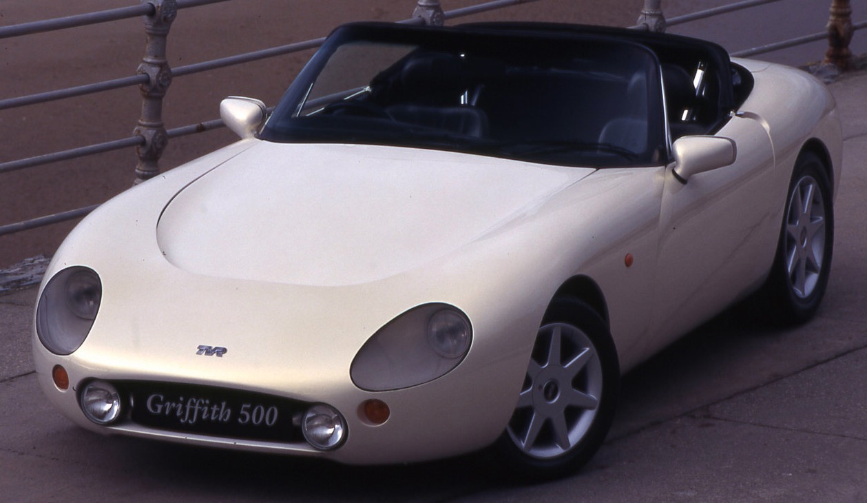 tvr griffth 1993 branco frente lateral