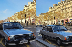 chevette em paris franca cinza arco