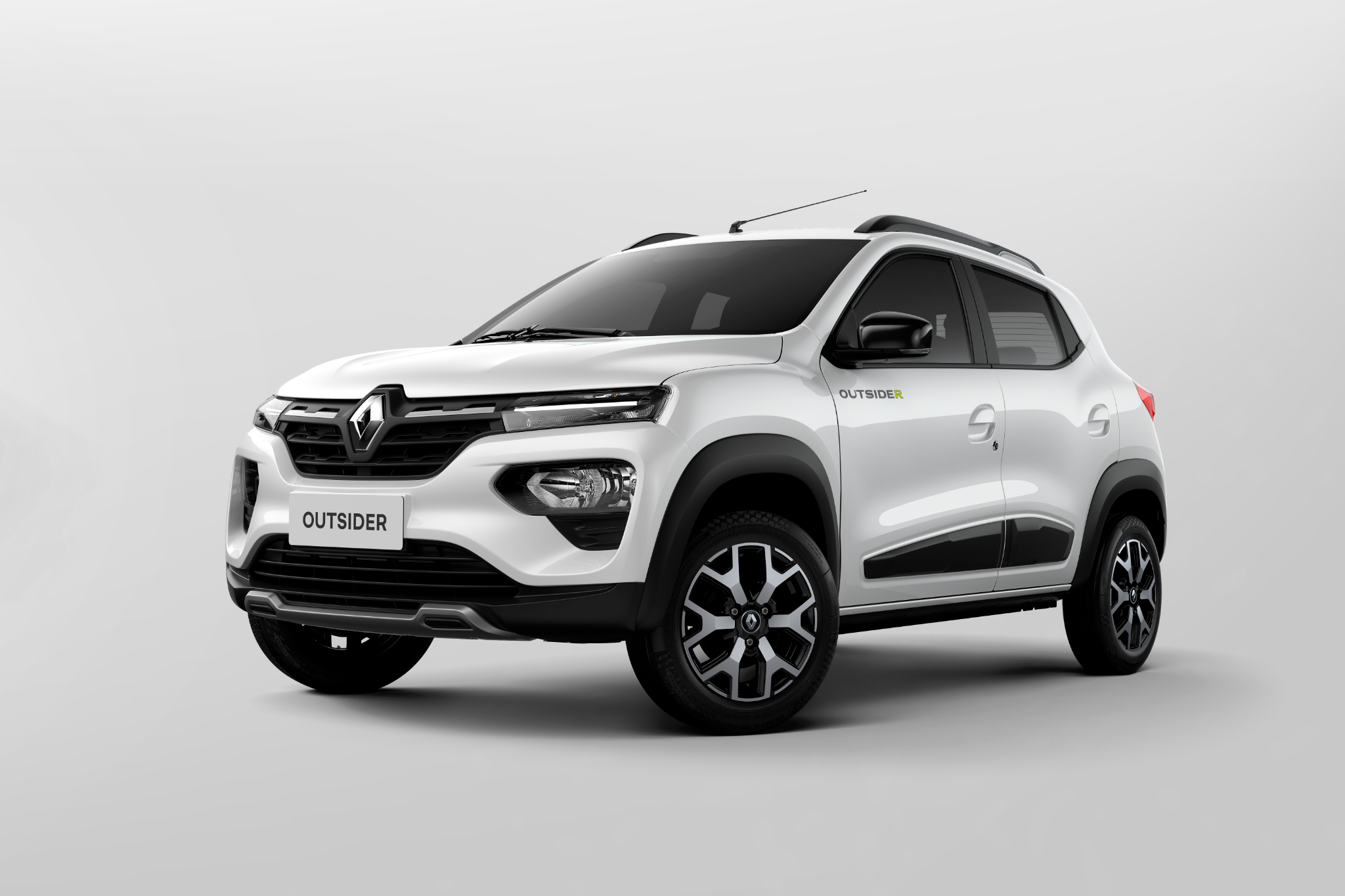 renault kwid outsider 2024 brando frente parado