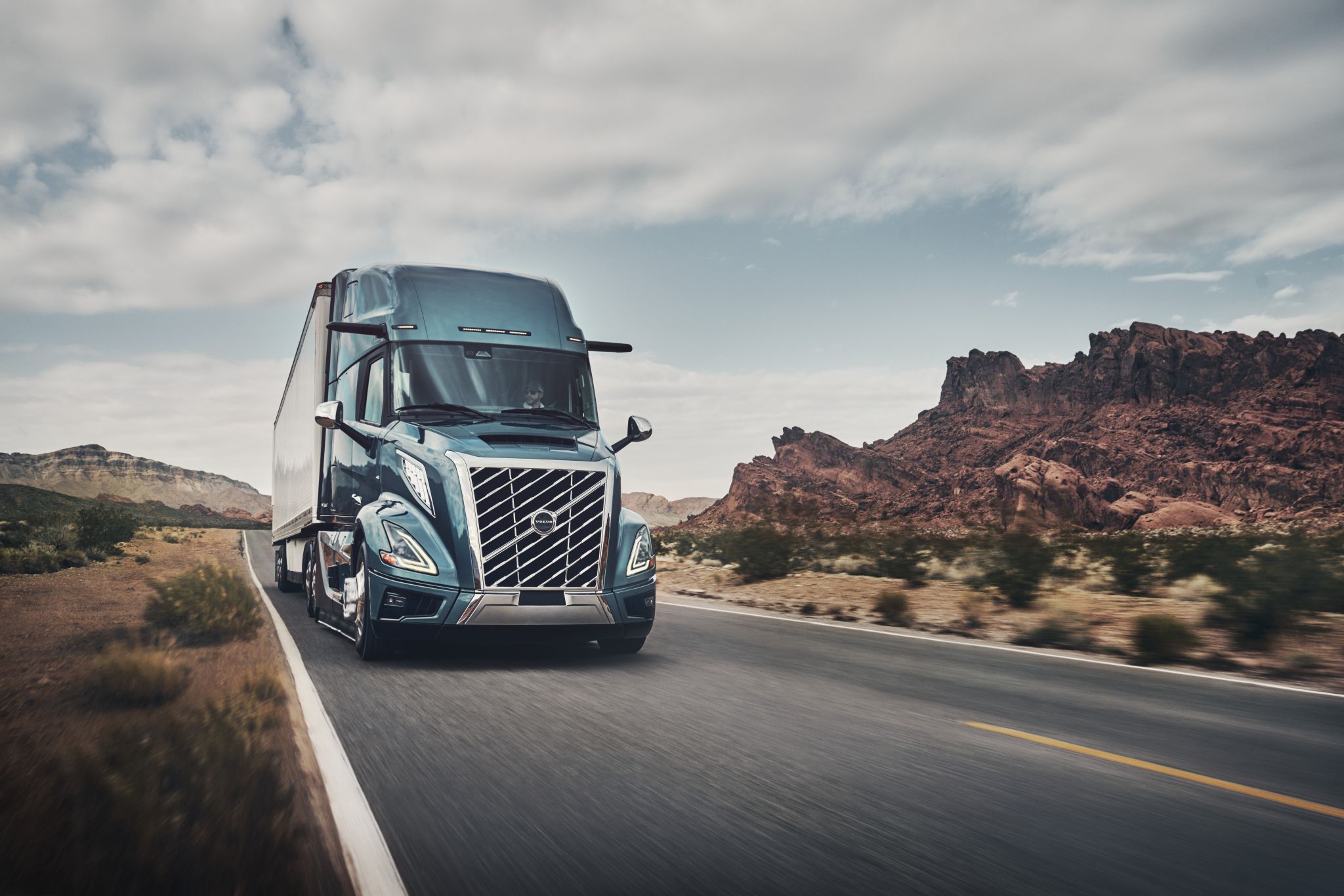 all new volvo vnl on the road