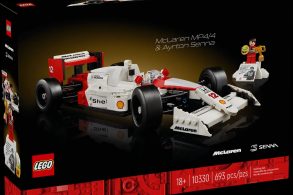 kit lego ayrton senna mclaren mp4 4 caixa