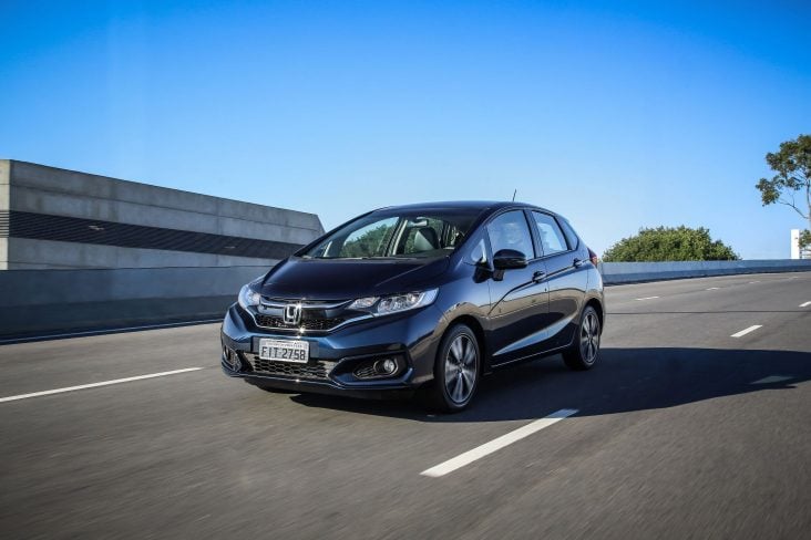 honda fit 2017 azul frente