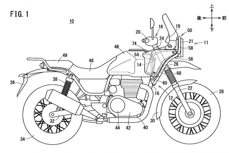 Honda moto registo CB350 off orad