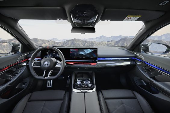 bmw i5 m60 xdrive interior painel