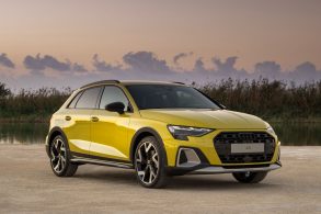 audi a3 allstreet 2025 amarelo frente parado