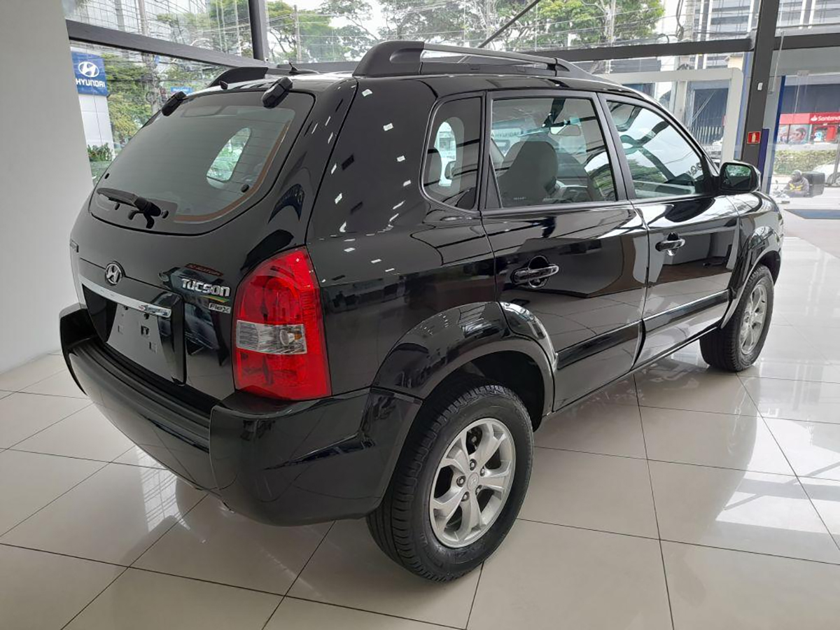 hyundai tucson 2019 gls preto ulitma unidade traseira