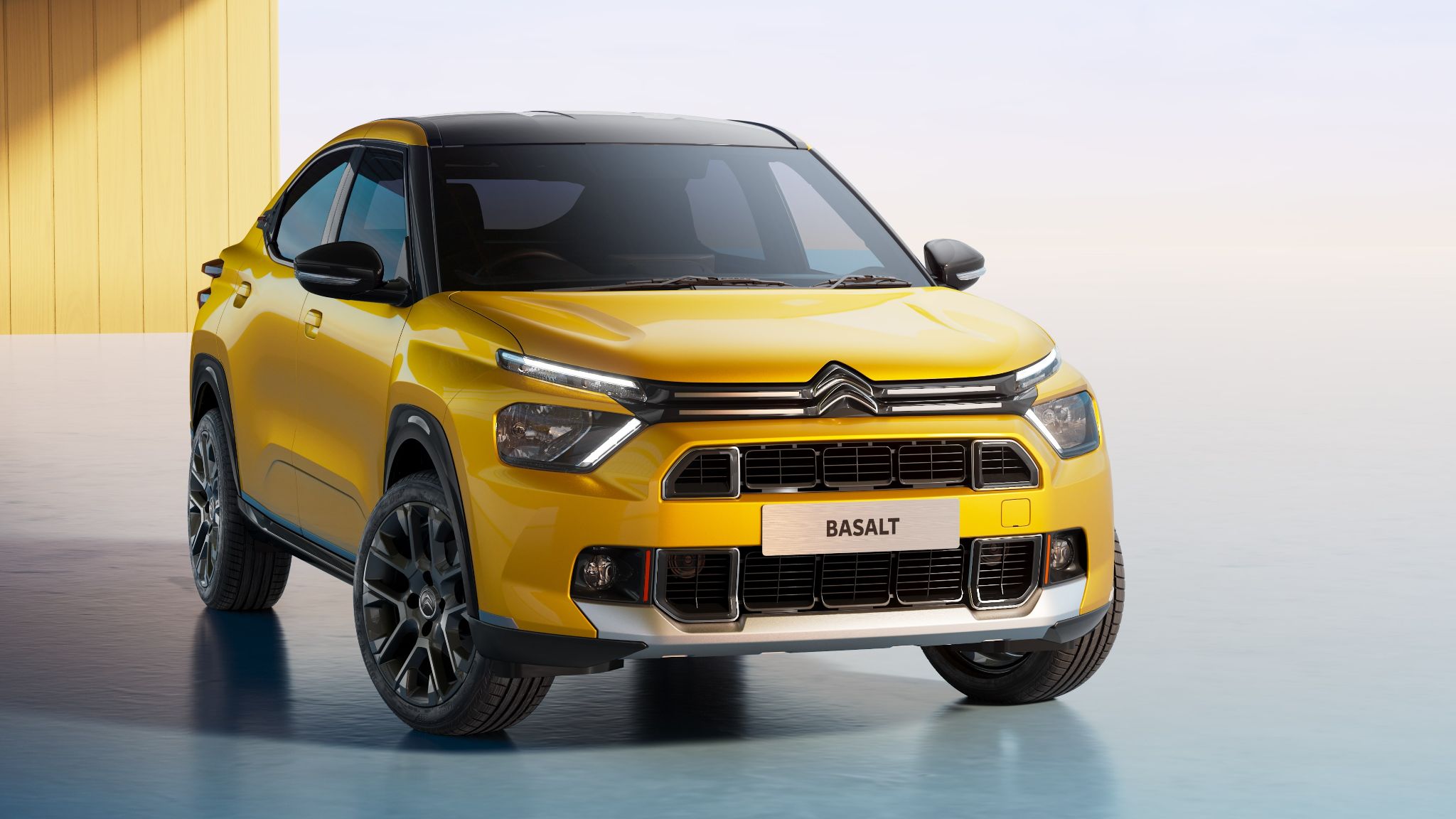 citroen basalt vision conceito amarelo frente