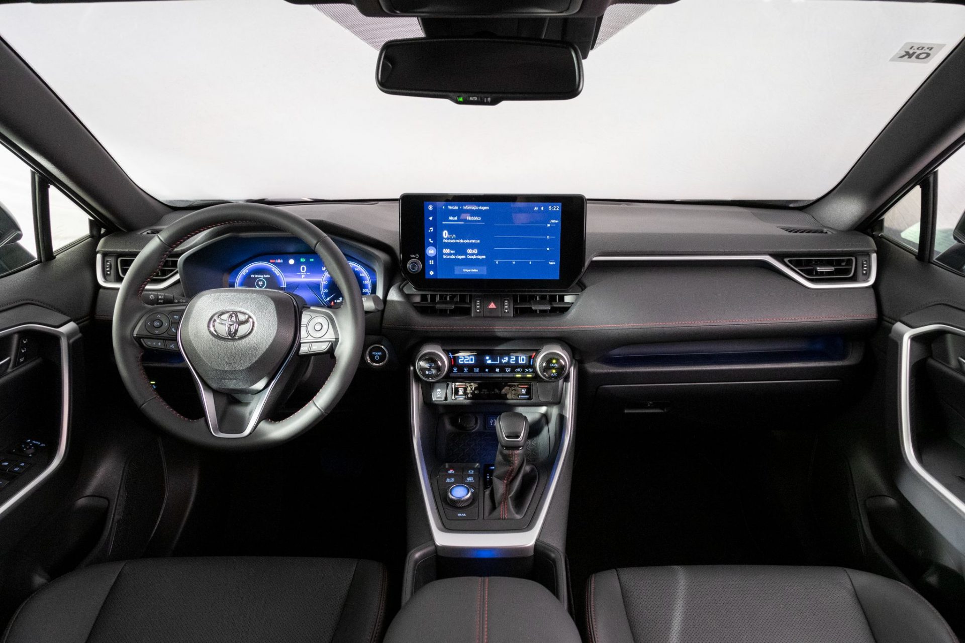 toyota rav4 sxe plug in hybrid 2024 interior painel