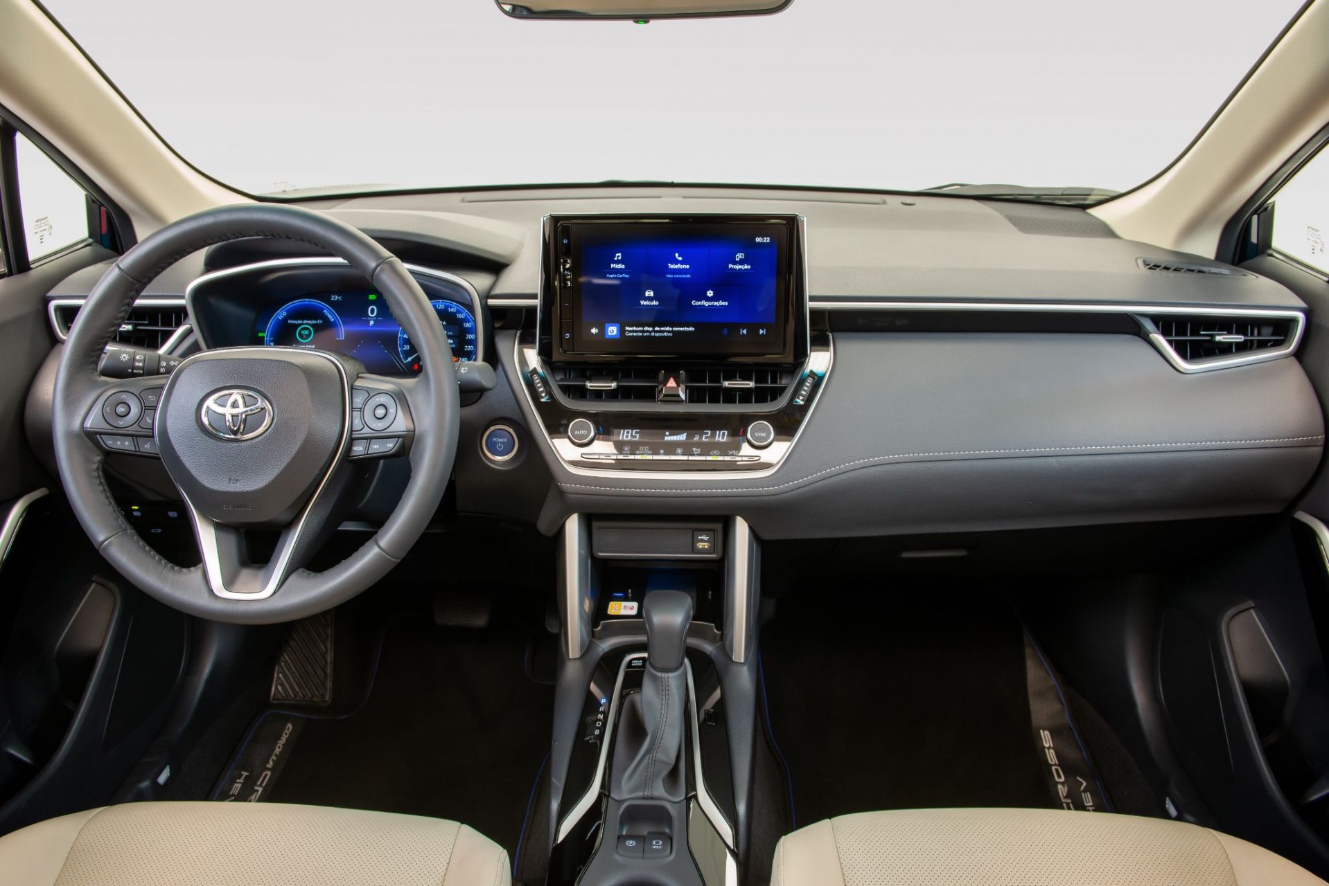 toyota corolla cross xrx hev 2025 interior painel