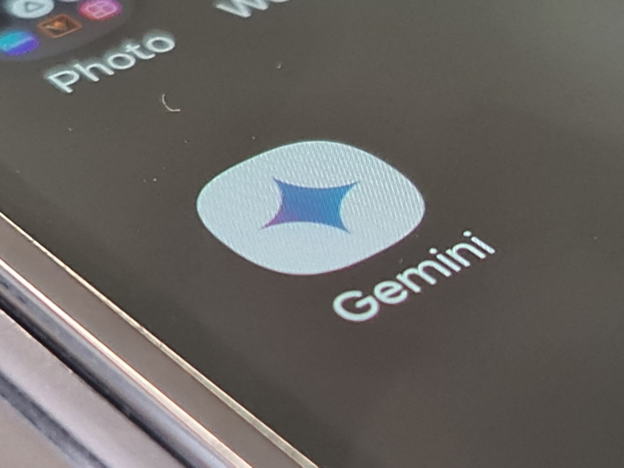 Google Gemini en el teléfono inteligente Android Galaxy Z Fold 5 5