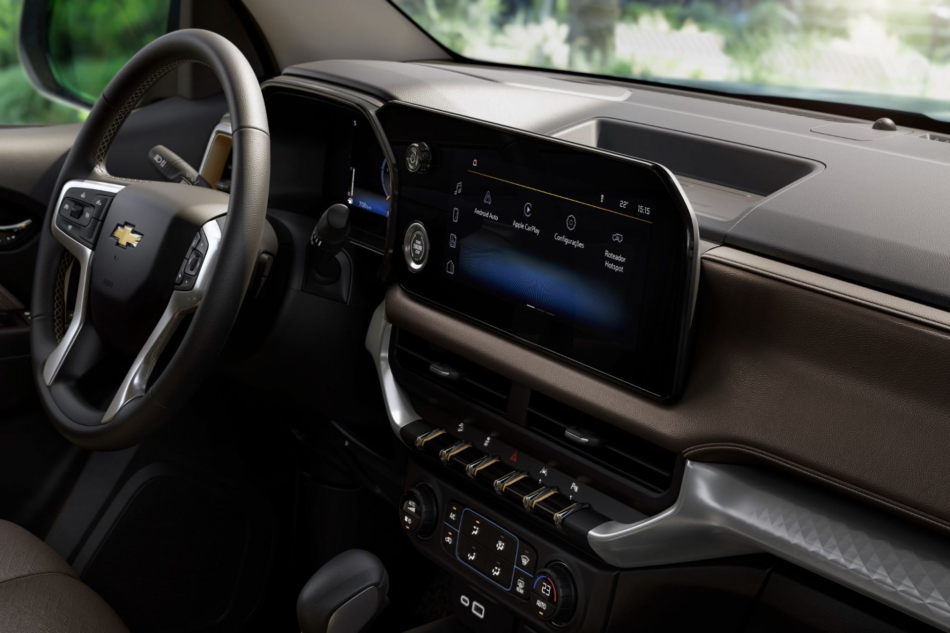 chevrolet trailblazer high country 2025 interior central multimidia