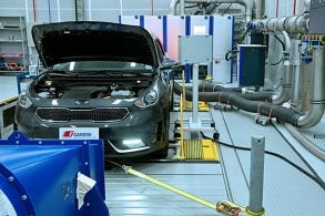 kia niro realizando testes de consumo gandini centro tecnologico