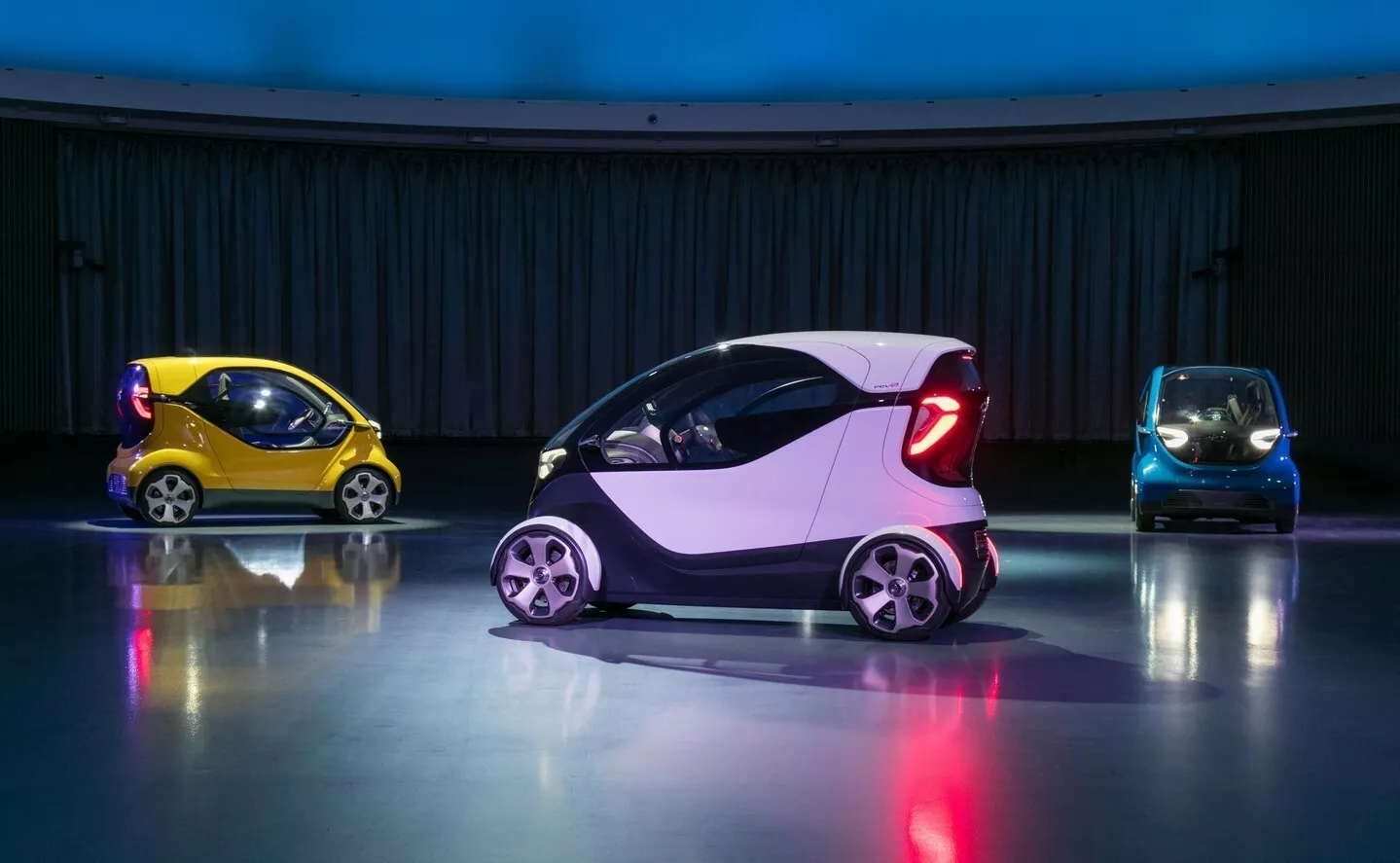 chevrolet pev2 and pev3 concepts minicarros elétricos