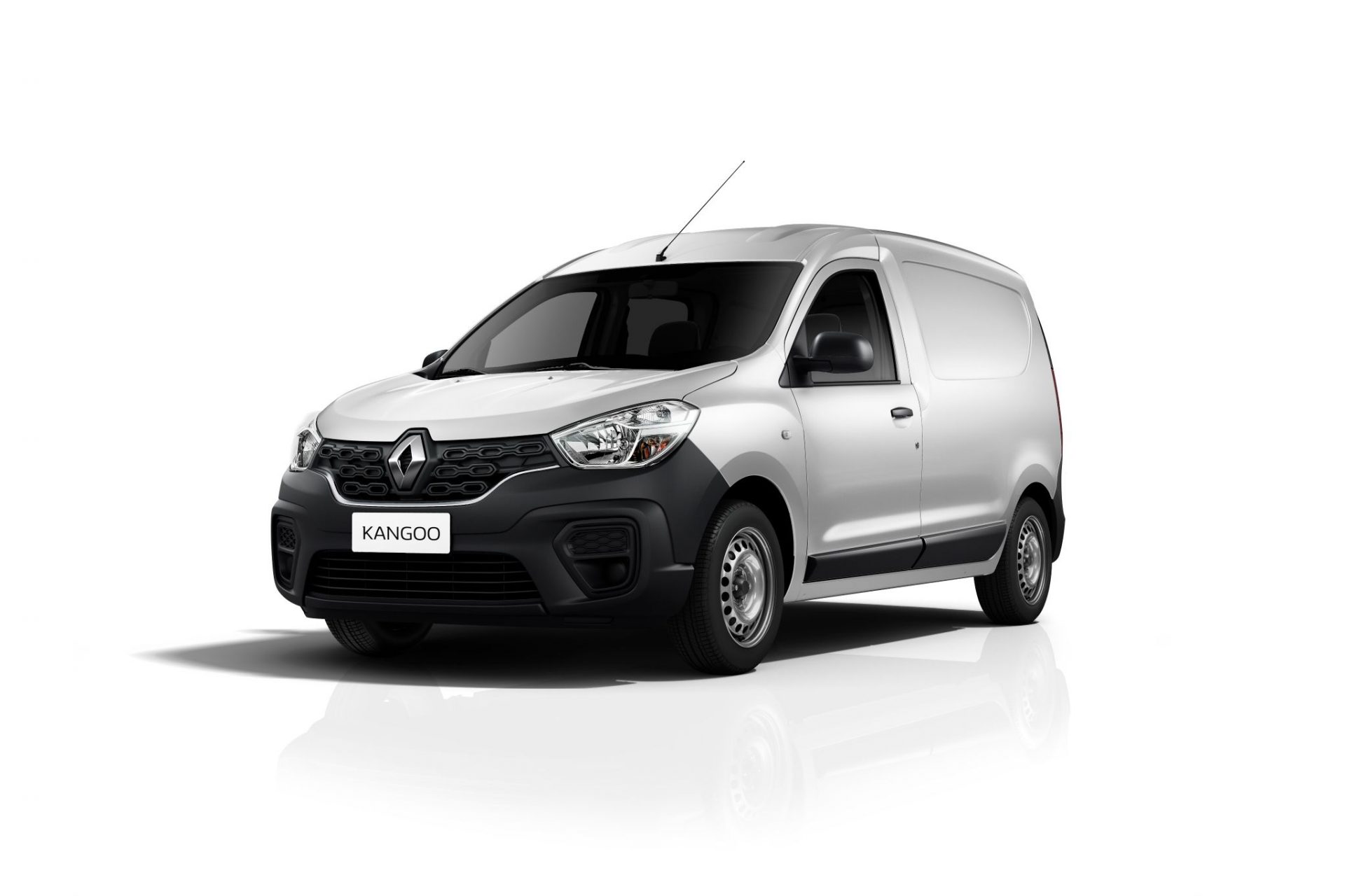 renault kangoo modelo argentino branco frente parado