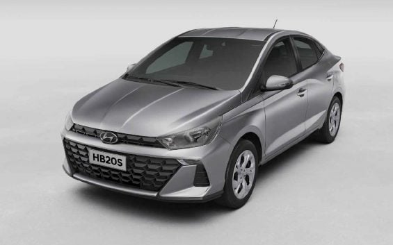 hyundai hb20s comfort plus 2025 prata frente