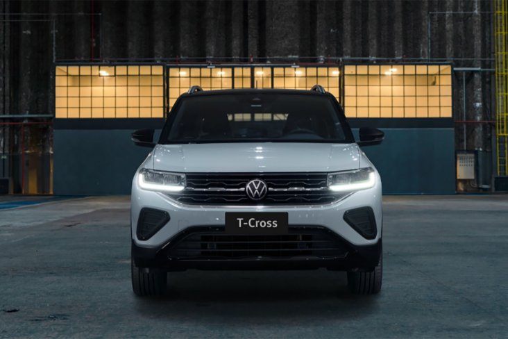 volkswagen t cross highline 250 tsi 2025 branco dianteira