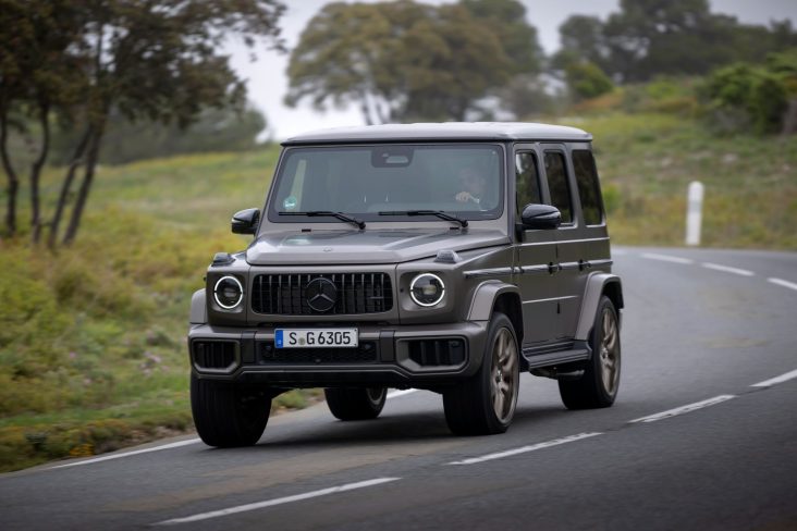 mercedes amg g 63 2025 cinza frente