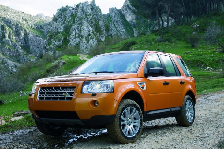 land rover freelander 2006 laranja frente