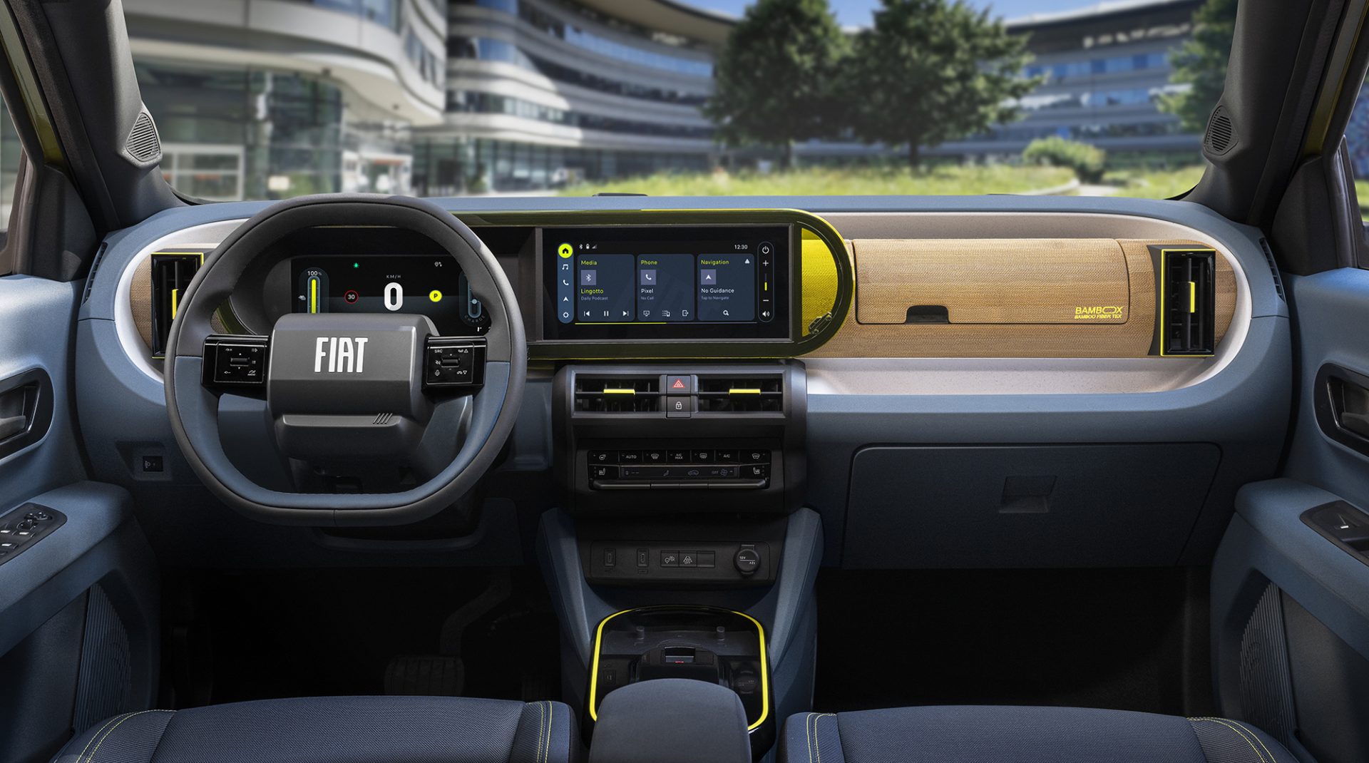 fiat grande panda interior painel