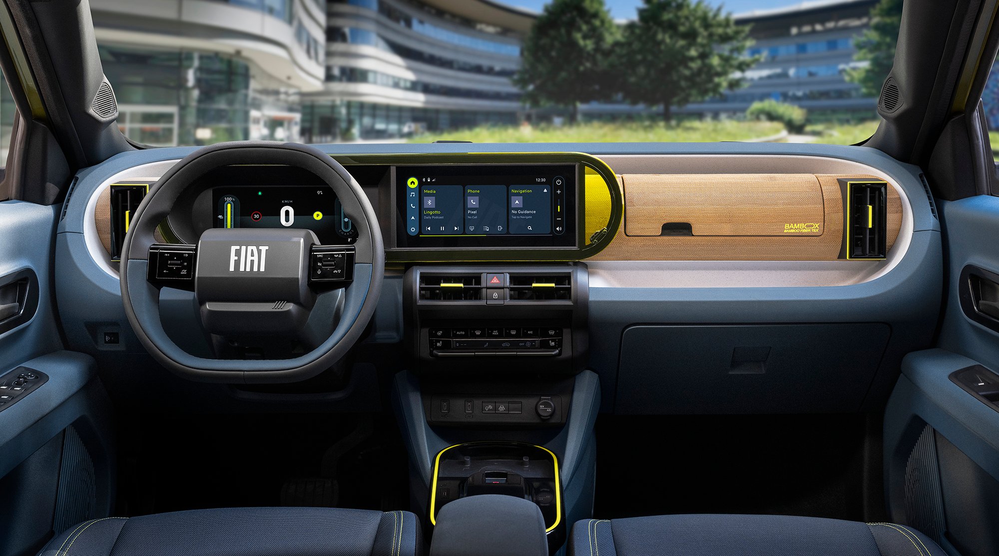 fiat grande panda interior painel