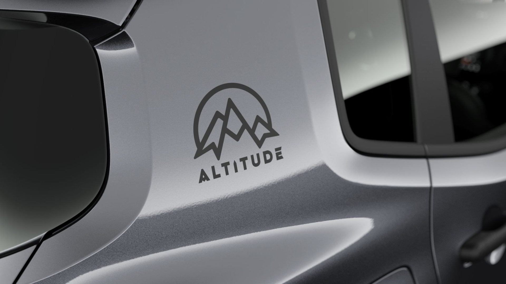 Jeep Renegade Altitude 2025 cinza granite crystal detalhe adesivo coluna c