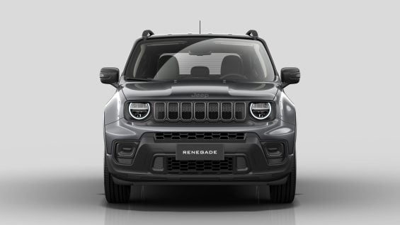 Jeep Renegade Altitude 2025 cinza granite crystal dianteira