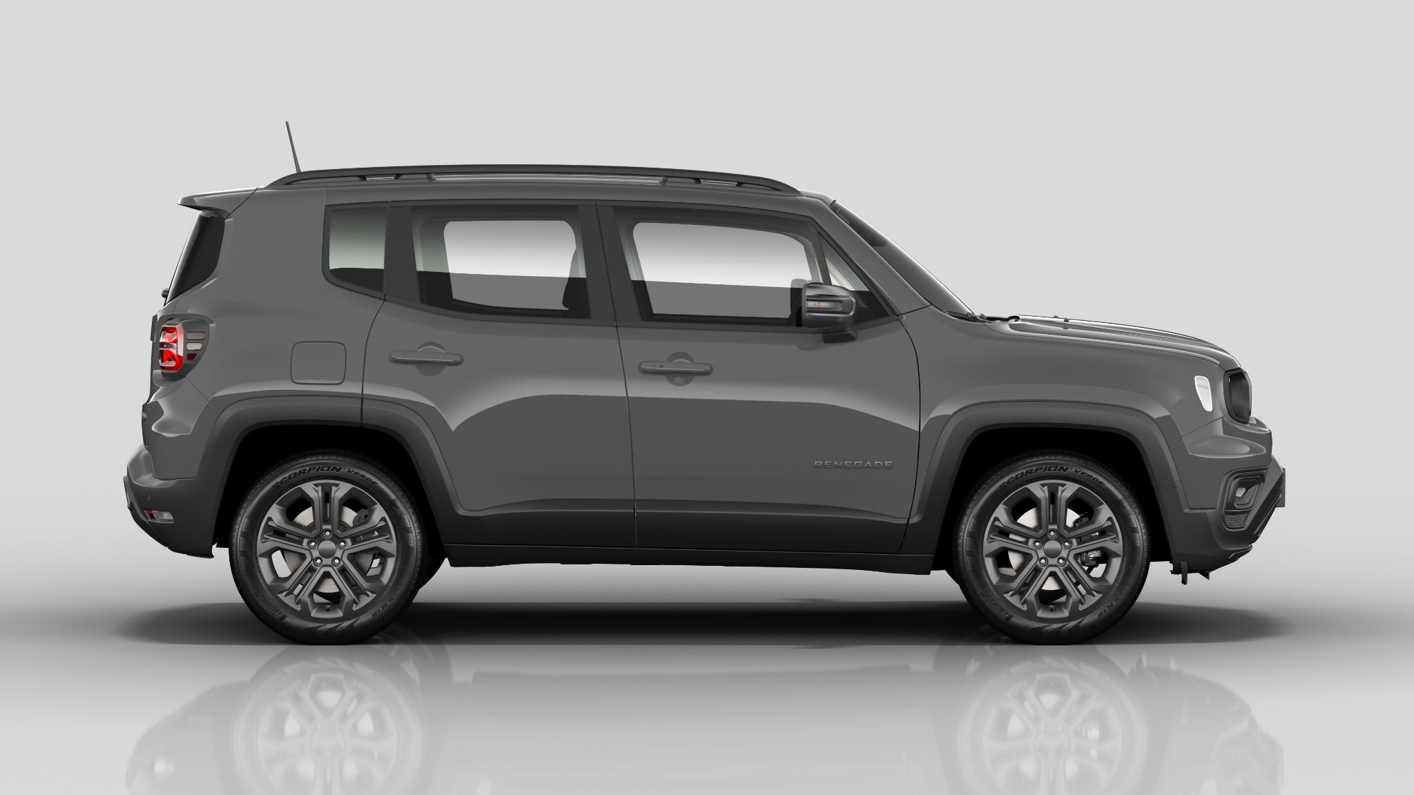 Jeep Renegade Night eagle 2025 cinza sting lateral