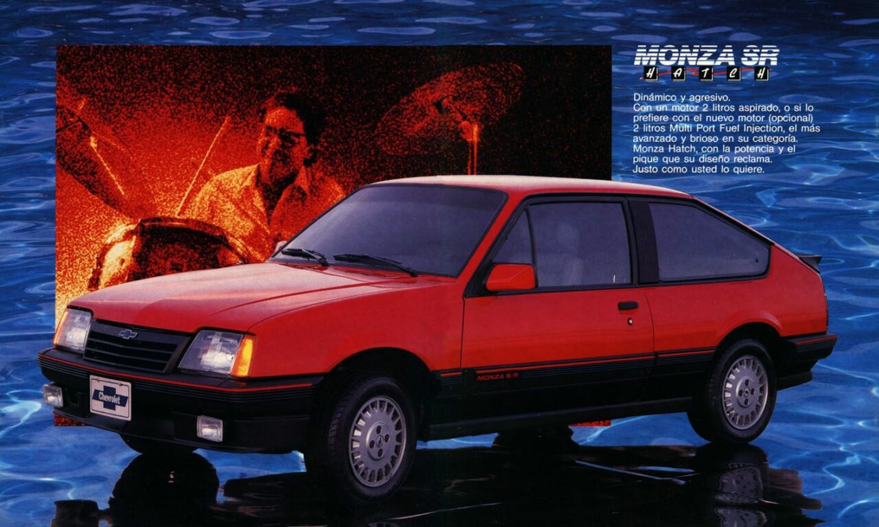 Chevrolet Monza S R 1991 venezuelano vermelho