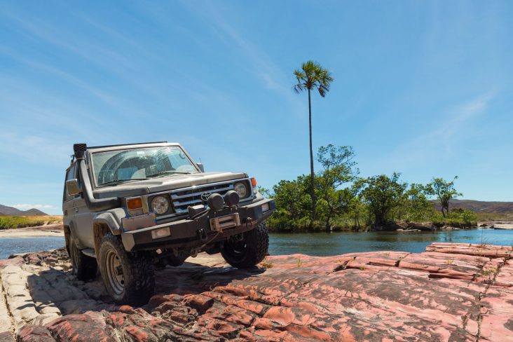 Arabopo,,Venezuela, ,February,20,,2015:,An,Off road,Equipped,Toyota