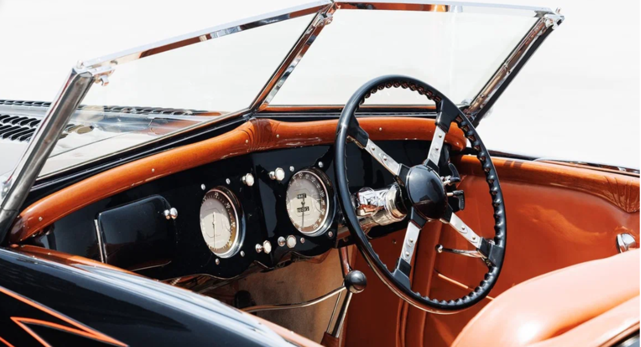 Roadster Delahaye 135M interior