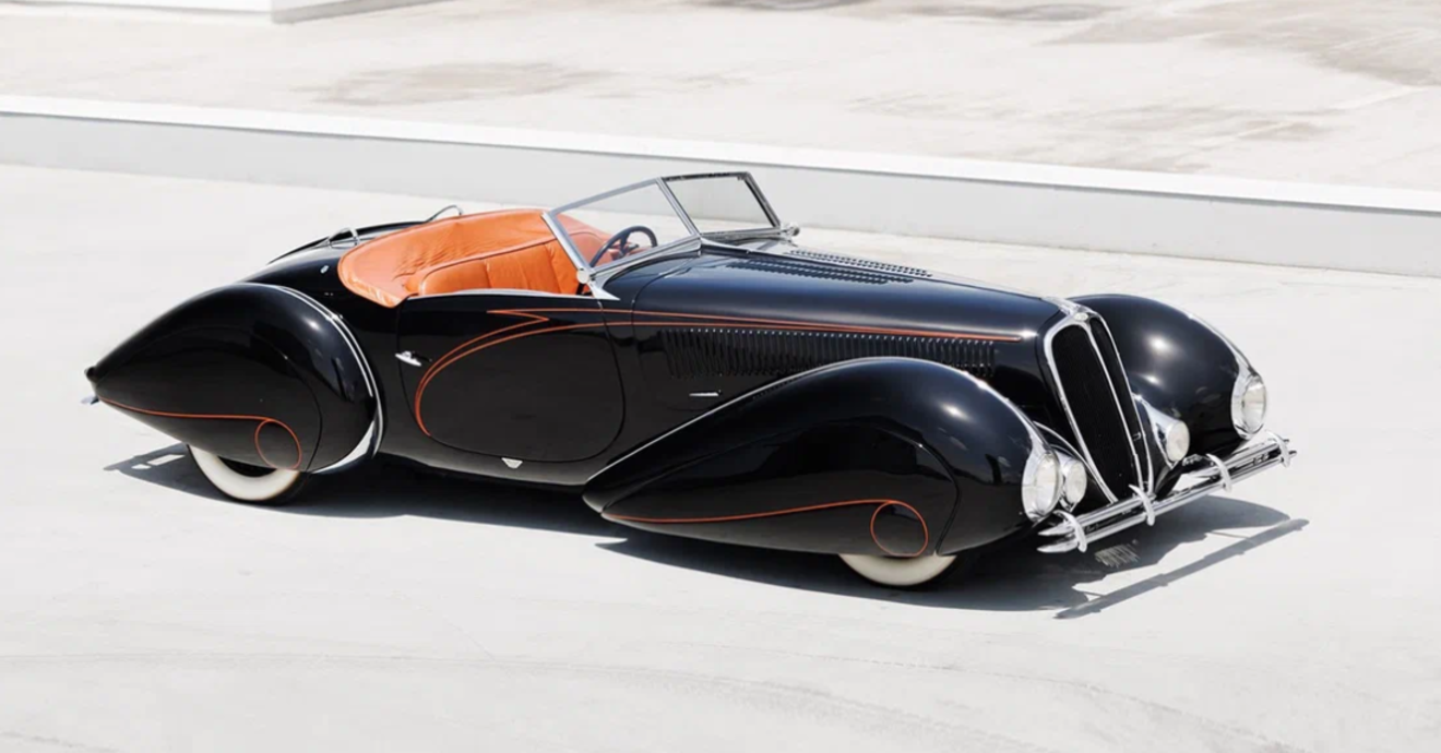 Roadster Delahaye pré-guerra está à venda por R$ 17 milhões