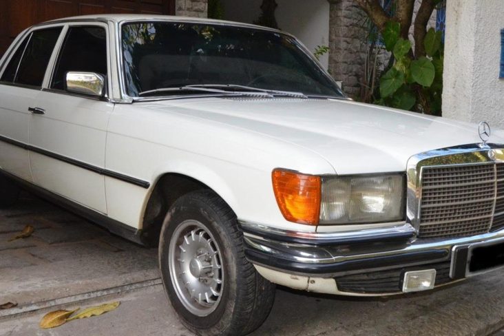 mercedes benz 280s 1979 branco frente