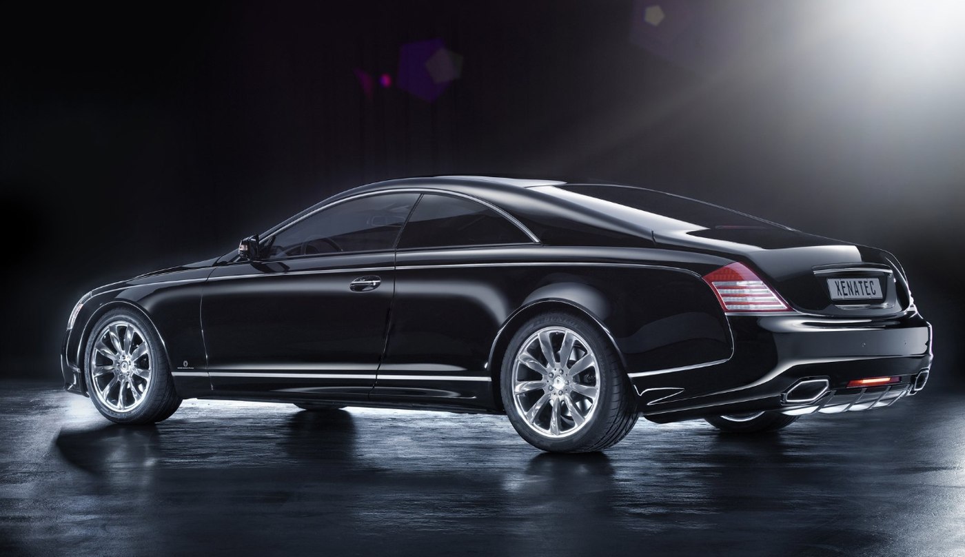 MAYBACH 57 S XENATEC COUPE 2010 PRETO TRASEIRA E LATERAL