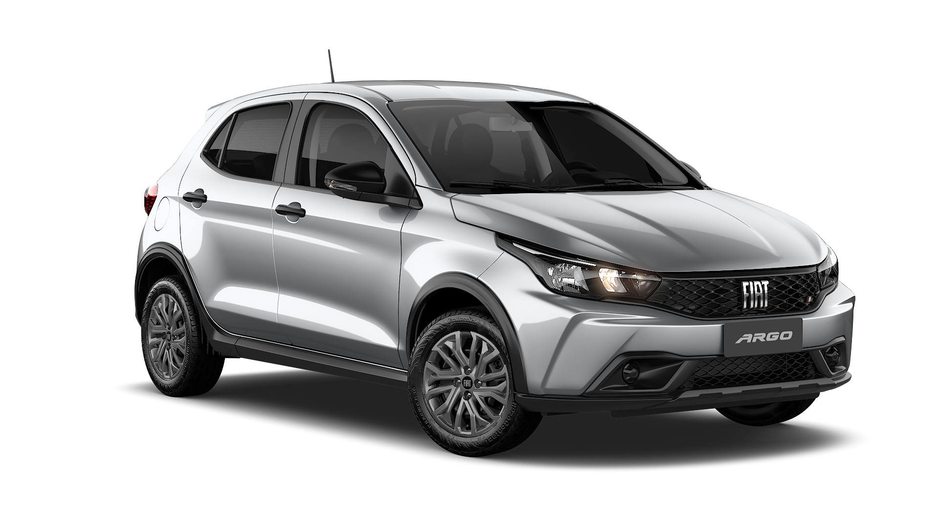 Fiat Argo Endurance 2025 Prata frente e lateral