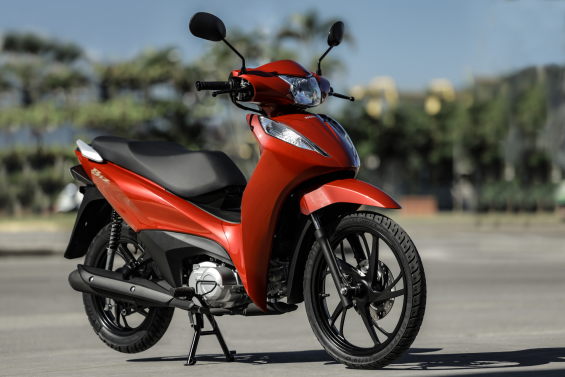 honda biz 2025 vermelha