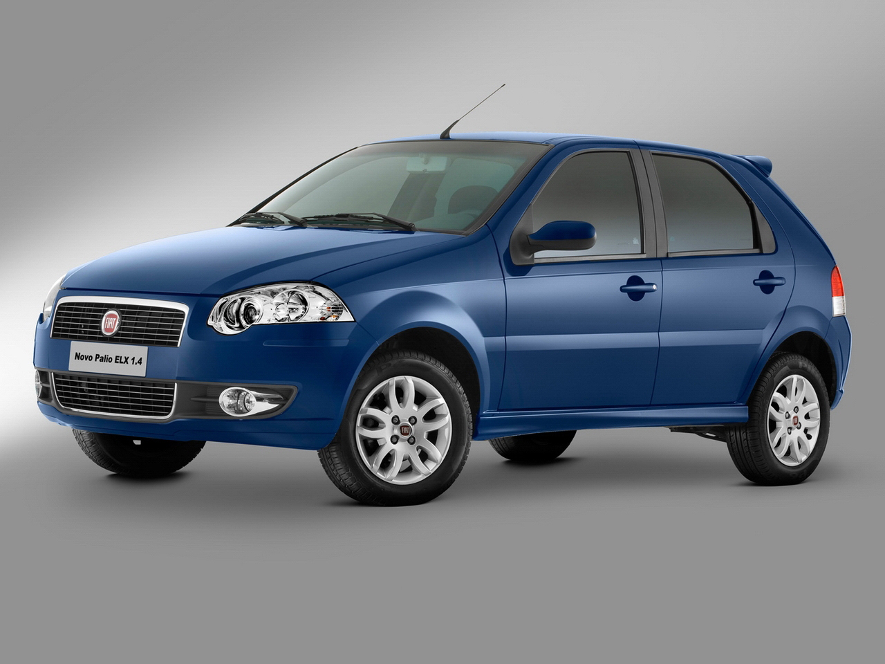 FIAT PALIO EXL 14 2010 AZUL FRENTE E LATERAL