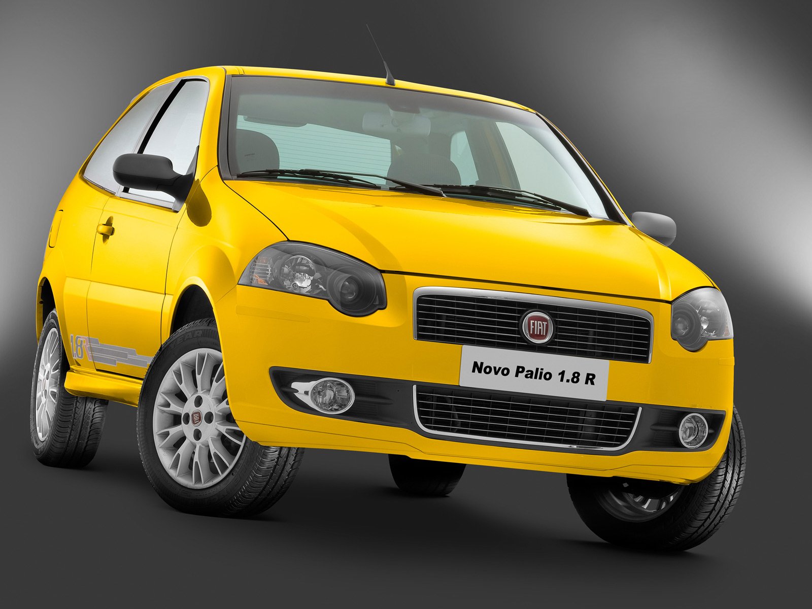 FIAT PALIO 18R 2010 AMARELO FRENTE E LATERAL