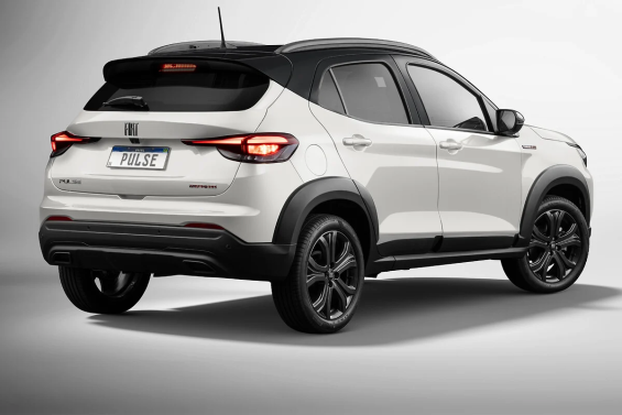 Fiat Pulse Tributo 125 branco traseira e lateral