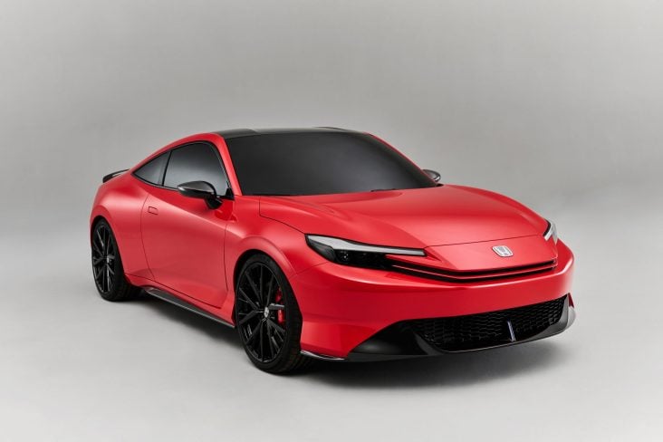 honda prelude concept 2024 vermelho frente parado