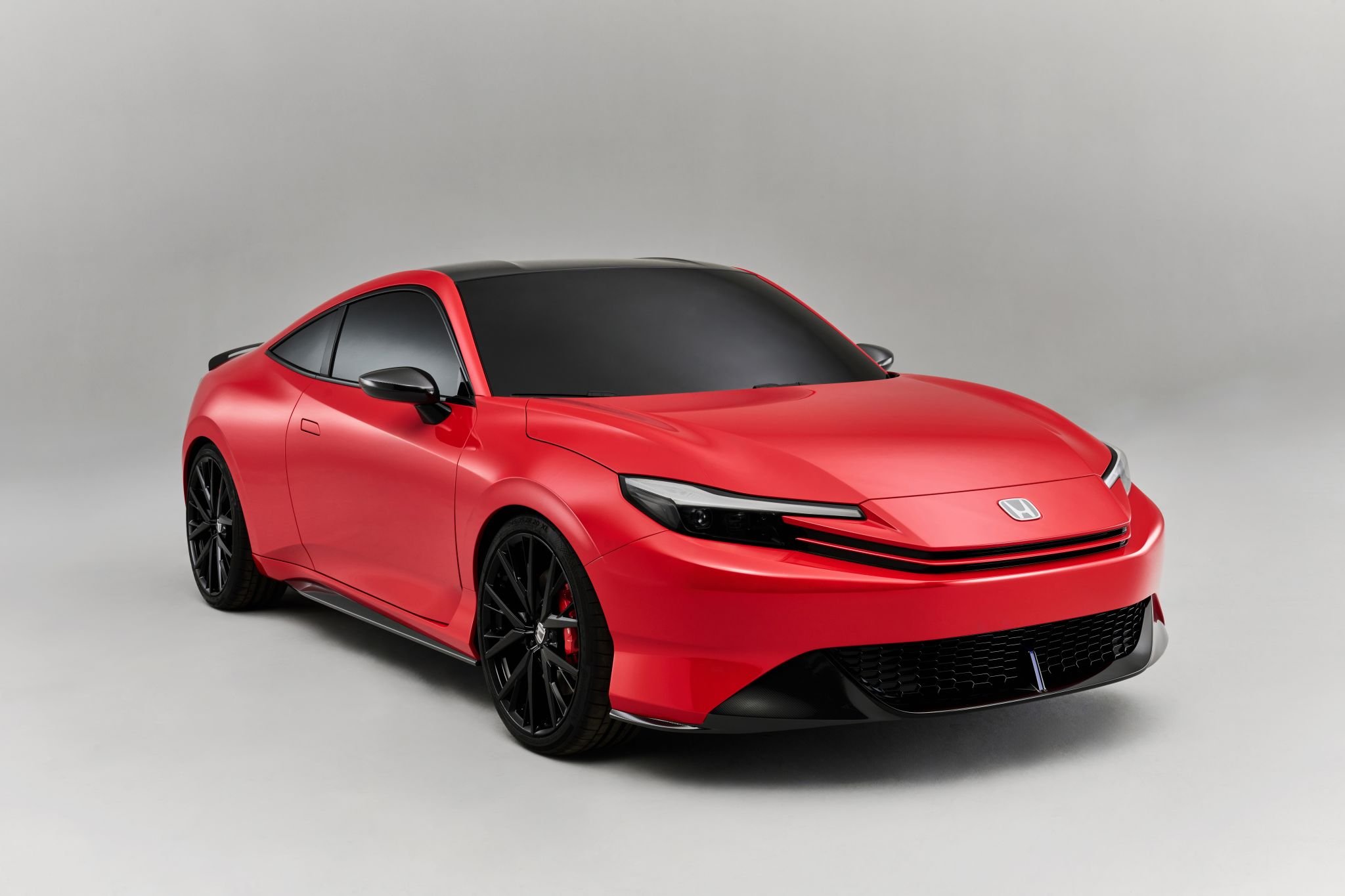 honda prelude concept 2024 vermelho frente parado