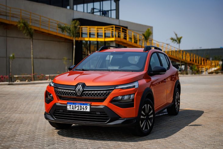 Renault Kardian evolution Manual Laranja Energy 2025 frente parado