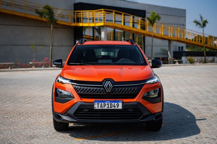 Renault Kardian evolution Manual Laranja Energy 2025 dianteira parado