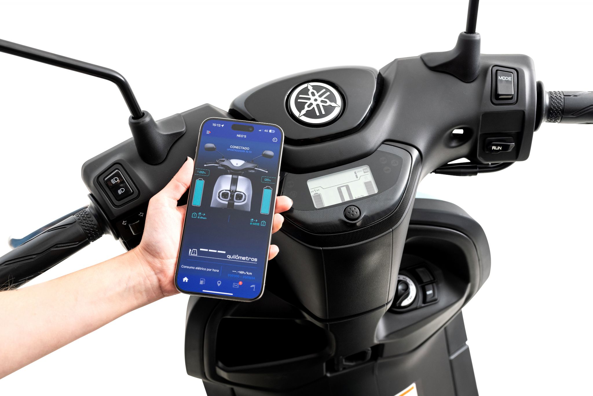 Yamaha Neo's Connected painel conectividade com samrtphone