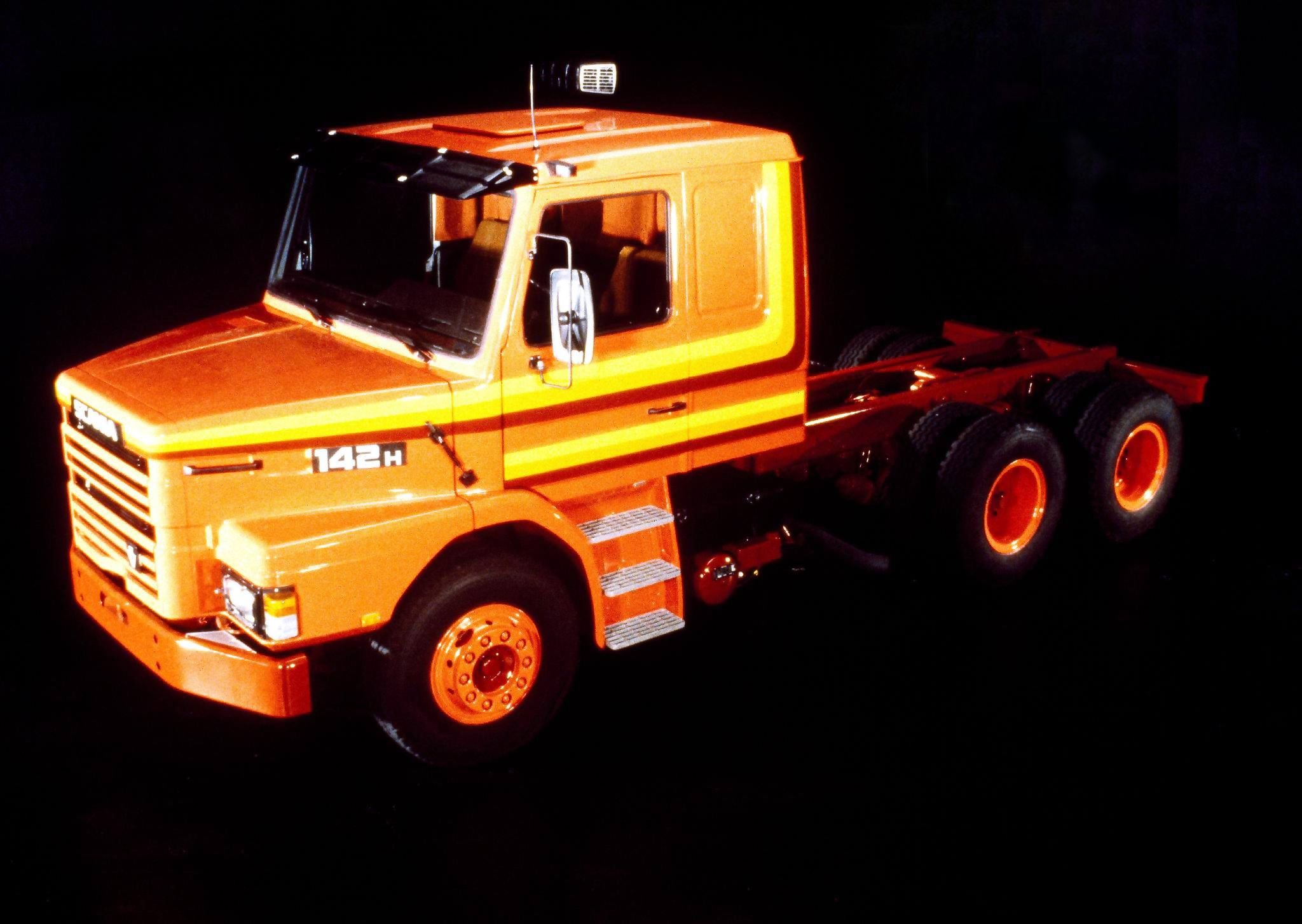 scania t142 série 2 laranja