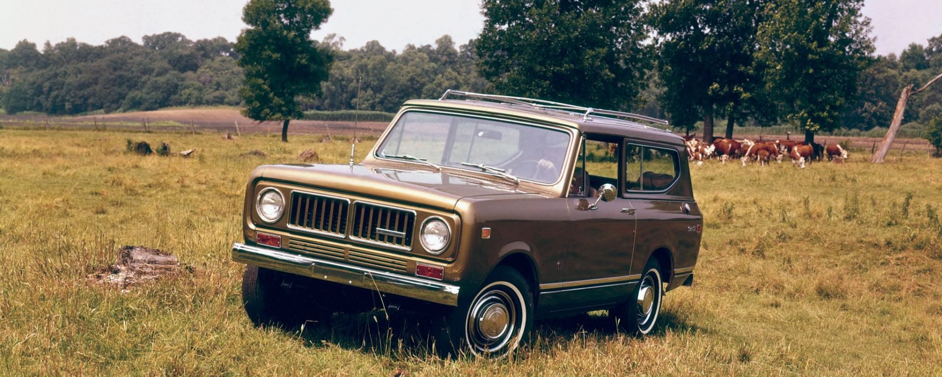 international harvester scout ii traveltop marrom frente