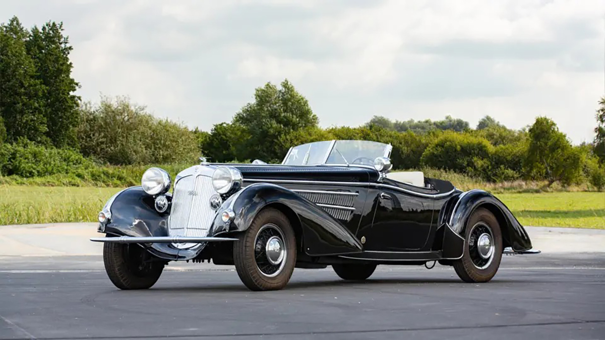 Horch 855 Special Roadster by Gläser 1939 leilão ferro velho rudi klein