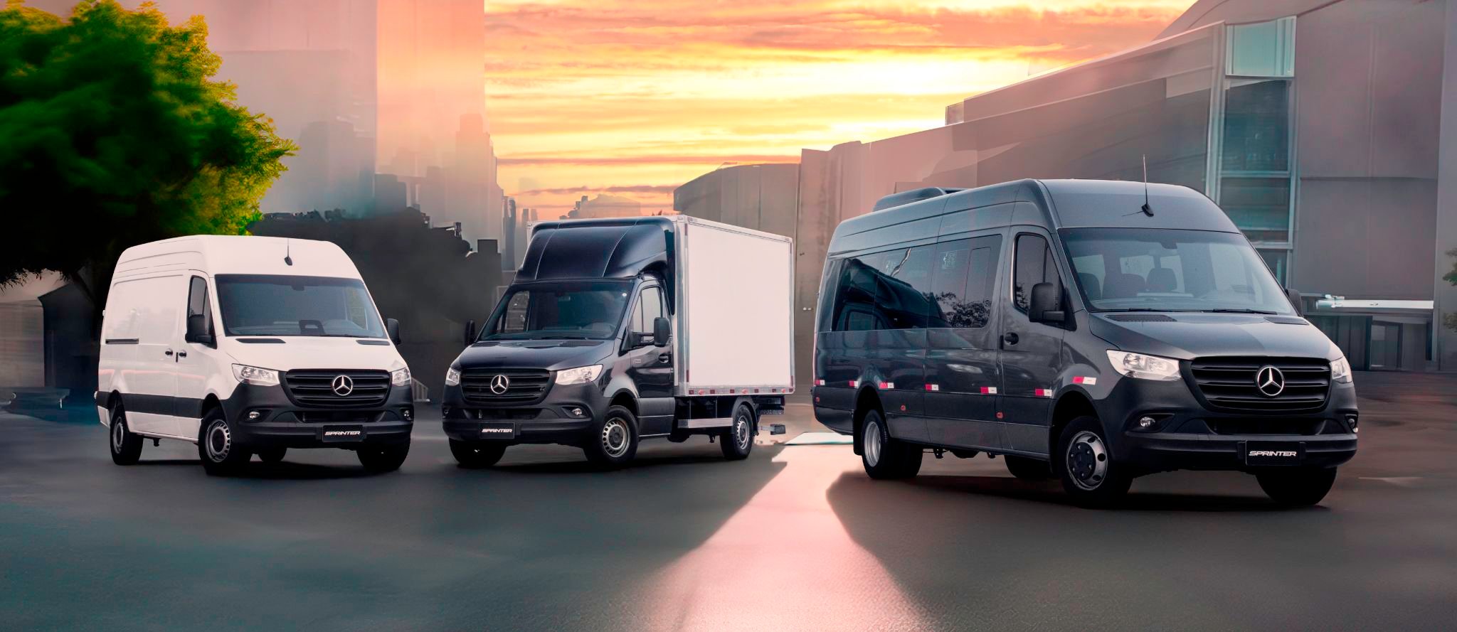 Mercedes Benz Sprinter 2025 furgão passageiros truck